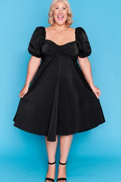 Lorraine Fit & Flare Dresses | Off The Shoulder Dresses*Zalia Black Dress