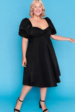 Lorraine Fit & Flare Dresses | Off The Shoulder Dresses*Zalia Black Dress